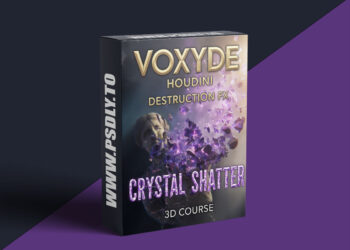 Voxyde - Houdini Destruction FX Crystal Shatter
