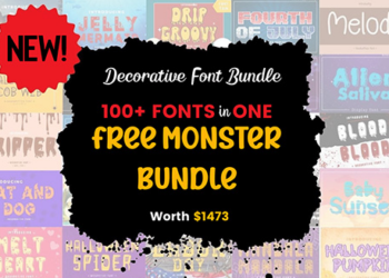 Decorative 113 Premium Fonts Bundle 750 Premium Graphics