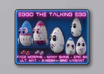 Eggo the Talking Egg, face morphs, epic skeleton (4.26 – 4.27 and 5.0 – 5.7)