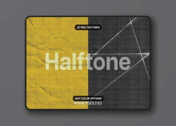 Halftone Textures Paper Collection