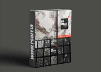 Mix Damage 24 Procedural Destructions Materials v1.2 for Blender