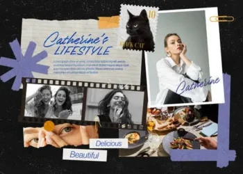 Videohive Scrapbook Photo Collage Video Template with Torn Paper Aesthetic 61050402