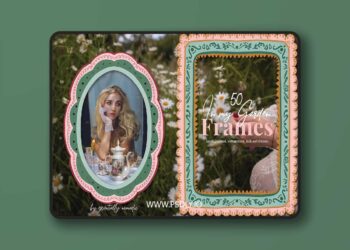 CreativeMarket Cottagecore Decorative Frame Clipart 292023887