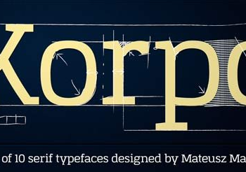 Korpo Serif Font Family 10xOTF
