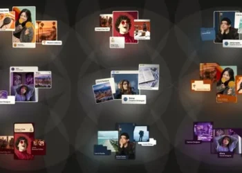 Videohive Floating Name Card 61722593