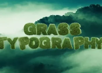 Videohive Grass Typography 61485710
