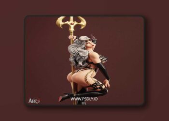 Abe3D – Satana Hellstrom NSFW Version – 3D Print Model STL