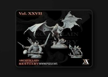 Archvillain Games – Archvillain Bestiary Vol. XXVII – 3D Print Model