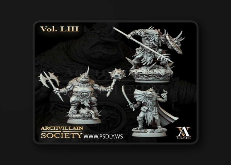 Archvillain Games – Archvillain Society Vol. LIII – 3D Print Model 1 Archvillain Games – Archvillain Society Vol. LIII – 3D Print Model