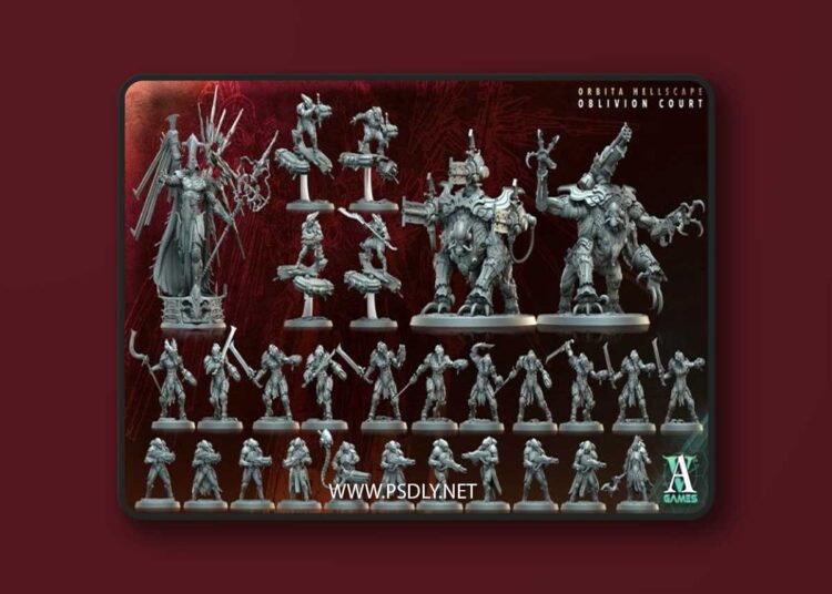 Archvillain Games – Orbita Hellscape – Oblivion Court – 3D Print Model 1 Archvillain Games – Orbita Hellscape – Oblivion Court – 3D Print Model