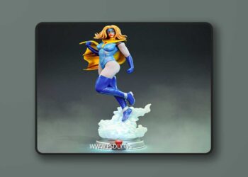 BrunoArt3D – Blonde Blazer – 3D Print Model STL