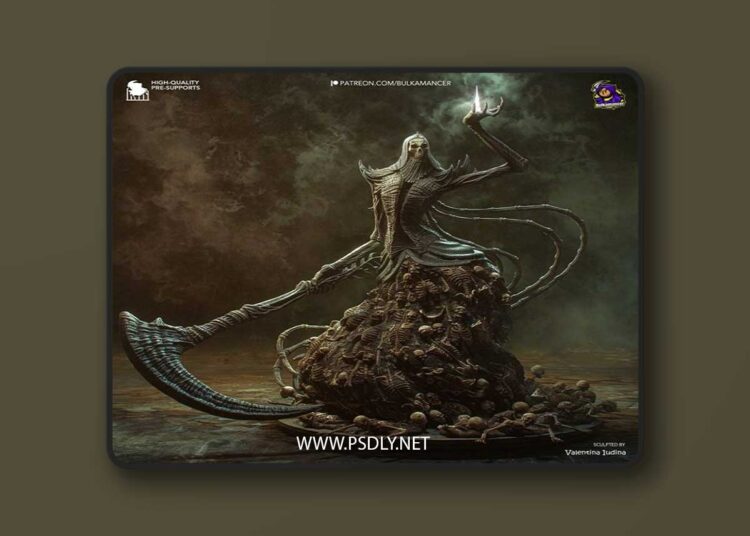 Bulkamancer Sculpts – Nashandra – 3D Print Model STL 1 Bulkamancer Sculpts – Nashandra – 3D Print Model STL