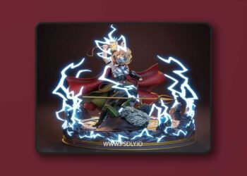 CA 3D Studios – Lady Thor – 3D Print Model STL