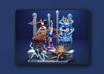 CA 3D Studios – Sailor Moon Diorama – 3D Print Model STL