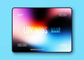 CreativeMarket Luminous Gradient Textures 292092361