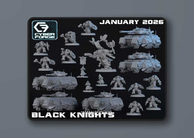Cyber Forge Miniatures – January 2026 – Light Speed – 3D Print Model 1 Cyber Forge Miniatures – January 2026 – Light Speed – 3D Print Model