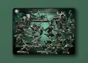 Fleshcraft Studio – The Wyrmarch Gravehost Part 1 – The Wyrmrot Seers – October 2025 – 3D Print Model