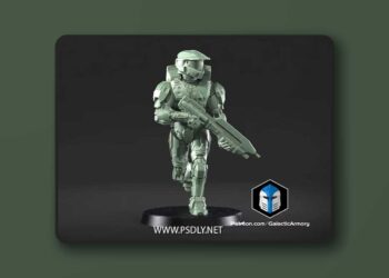 Galactic Armory – Master Chief Miniatures – 3D Print Model