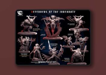 Goetia Miniatures – Defenders of the Ivreanate – 3D Print Model