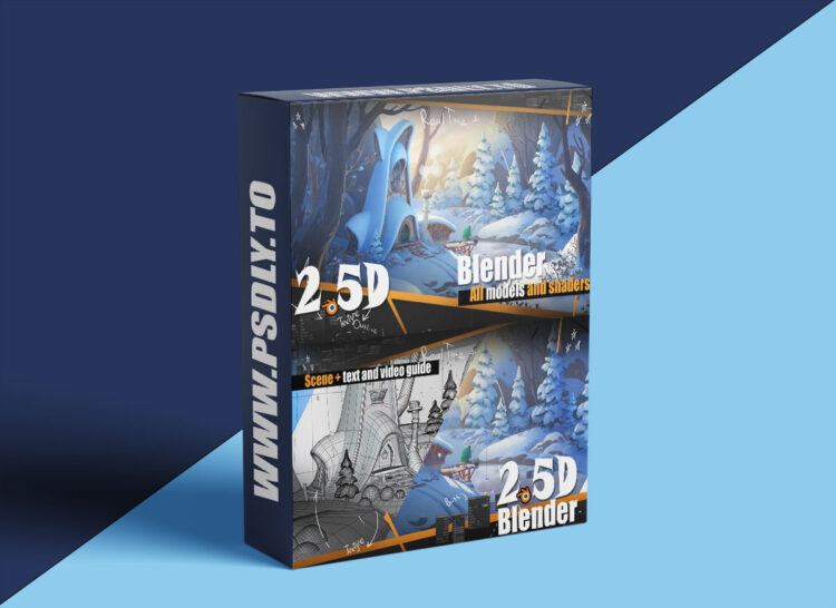 Gumroad - Grafit Cube School - 2.5D blender scene + guide - Winder Days - WINTER30 1 Gumroad - Grafit Cube School - 2.5D blender scene + guide - Winder Days - WINTER30