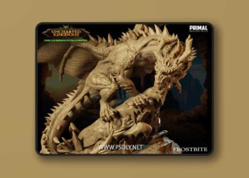 Ice Dragon – Frostbite – 3D Print Model