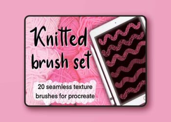 Knitted Seamless Brushes for Procreate