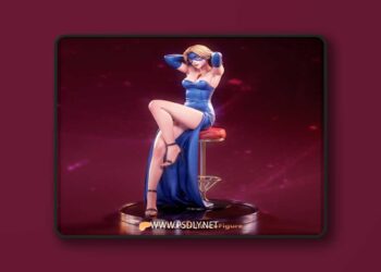 Kuru Figure – Dispatch – Blonde Blazer – 3D Print Model