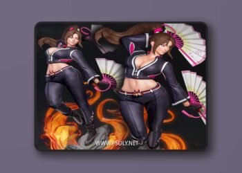 Luis3DArt – Shiranui Mai – F.1 – D.2 – P.12 – 3D Print Model STL