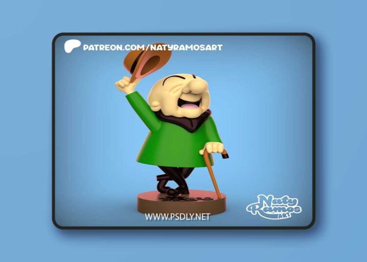 Naty Ramos – Mr. Magoo – 3D Print Model STL 1 Naty Ramos – Mr. Magoo – 3D Print Model STL