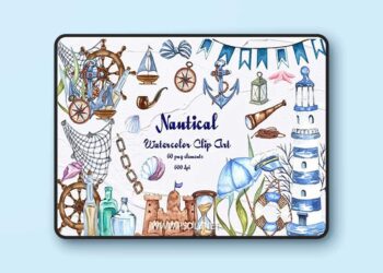 Nautical Watercolor clipart