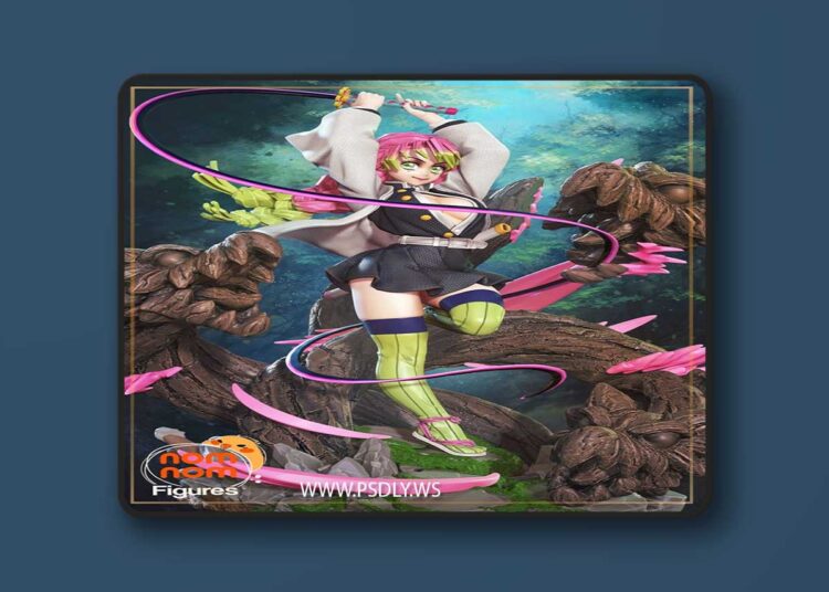 Nomnom Figures – Mitsuri Kanroji – 3D Print Model STL 1 Nomnom Figures – Mitsuri Kanroji – 3D Print Model STL