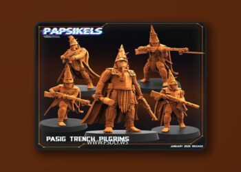 Papsikels Miniatures – Bonus Pasig Trench Pilgrims January 2026 – 3D Print Model STL