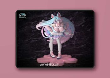 Patel Goth Silvervale – Josei Sculpt – 3D Print Model STL