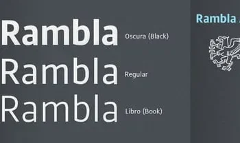 Rambla Alt Font Family 12xOTF