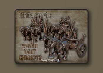 Red Copper Minis – Hittite Empire – Syrian Light Chariots 28mm – 3D Print Model