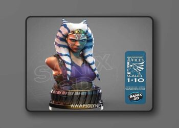 Sanix – Ashoka Bust – 3D Print Model STL