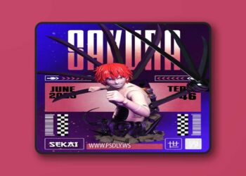 Sekai – Sasori Bust – 3D Print Model STL