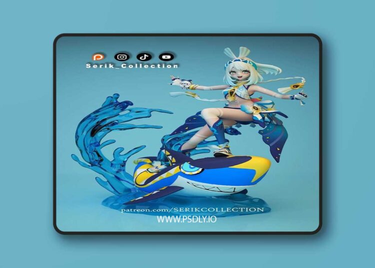 Serik Collection – Mualani – Genshin impact Figure – 3D Print Model STL 1 Serik Collection – Mualani – Genshin impact Figure – 3D Print Model STL