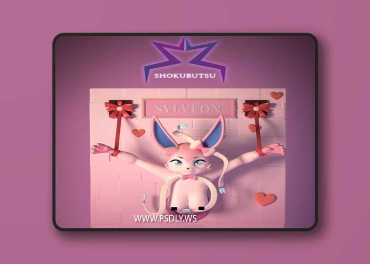 Shokubutsu – Sylveon – 3D Print Model STL 1 Shokubutsu – Sylveon – 3D Print Model STL