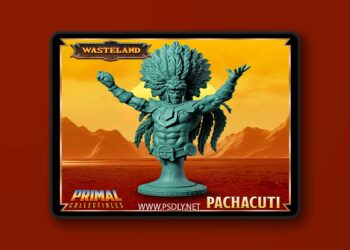 Sorcerer King – Pachacuti Bust – 3D Print Model