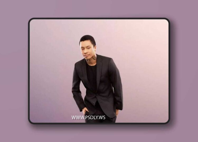 Standing Elegant Asian Man low-poly 3d Model 1 Standing Elegant Asian Man low poly 3d Model