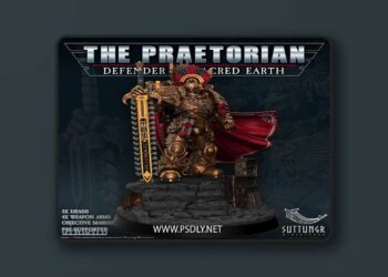 Suttungr Miniatures – The Praetorian – Defender of Sacred Earth – 3D Print Model