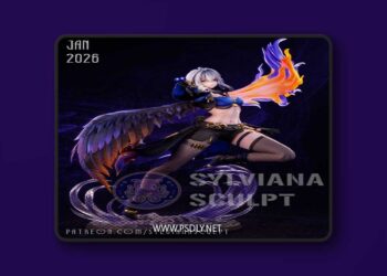 Sylviana Sculpt – Wuthering Waves – Galbrena – 3D Print Model STL