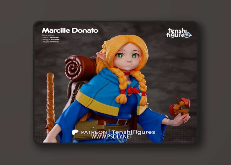 Tenshi Figures – Marcille Donato – Dungeon Meshi – 3D Print Model 1 Tenshi Figures – Marcille Donato – Dungeon Meshi – 3D Print Model