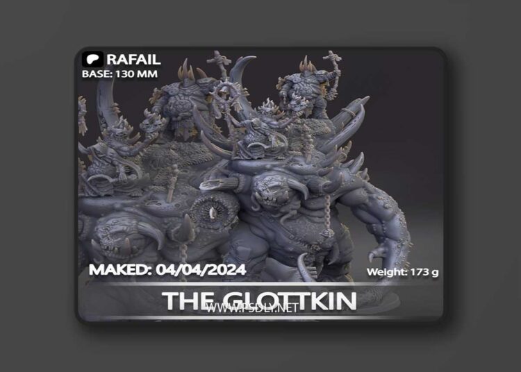 The Glottkin – 3D Print Model 1 The Glottkin – 3D Print Model