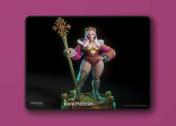 Torrida Minis – Queen Vanessa – 3D Print Model STL