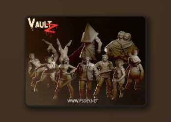 VaultZ Miniatures April 2024 – 3D Print Model