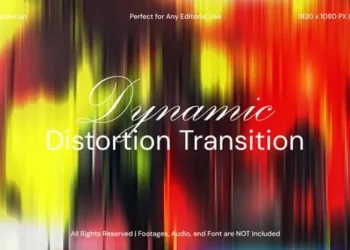 Videohive Dynamic Distortion Transitions Pack for After Effects 62119786