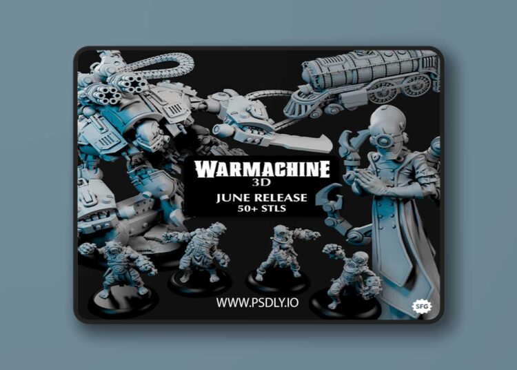 Warmachine – June 2025 – Gravediggers – 3D Print Model 1 Warmachine – June 2025 – Gravediggers – 3D Print Model