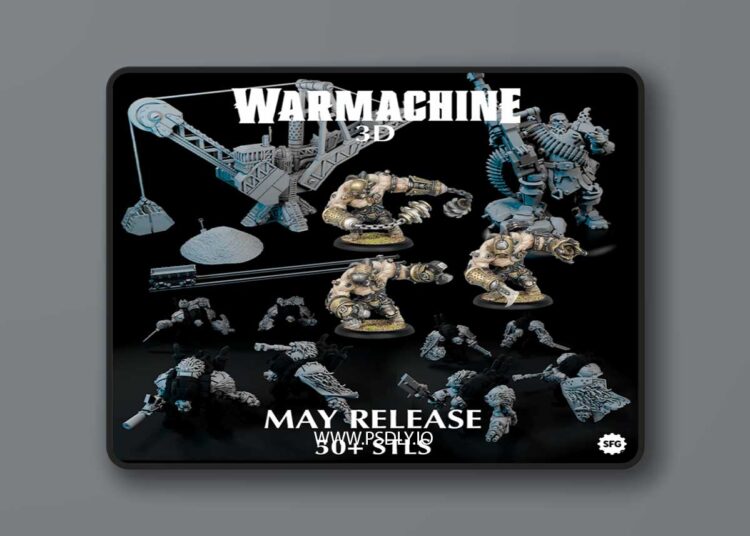 Warmachine – May 2025 – Gravediggers – 3D Print Model 1 Warmachine – May 2025 – Gravediggers – 3D Print Model